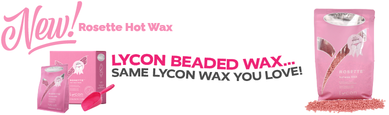 LYCON Beaded Wax-Rosette Hot Wax Banner