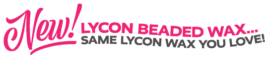 New LYCON Beaded Wax Logo